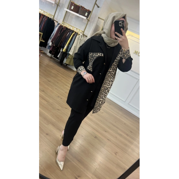 FATMA DANIŞMAN Leopar Keten Takım
