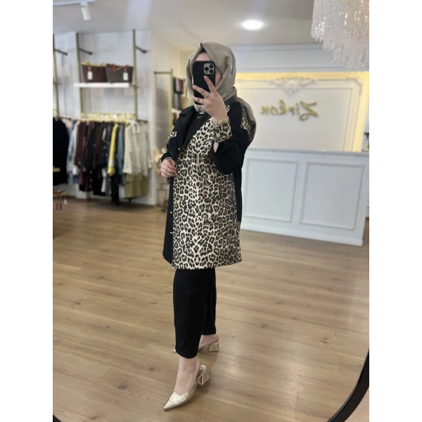 FATMA DANIŞMAN Leopar Keten Takım