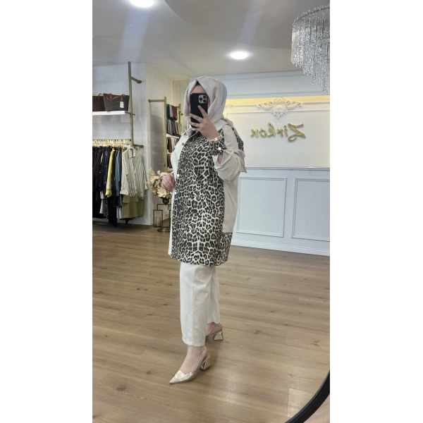 FATMA DANIŞMAN Leopar Keten Takım