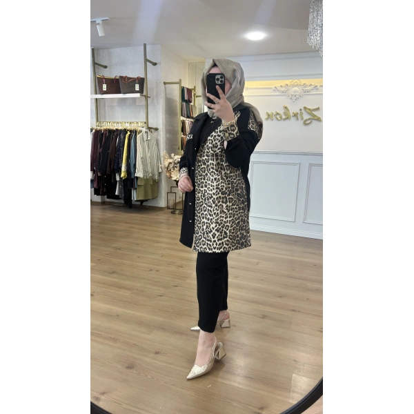 FATMA DANIŞMAN Leopar Keten Takım
