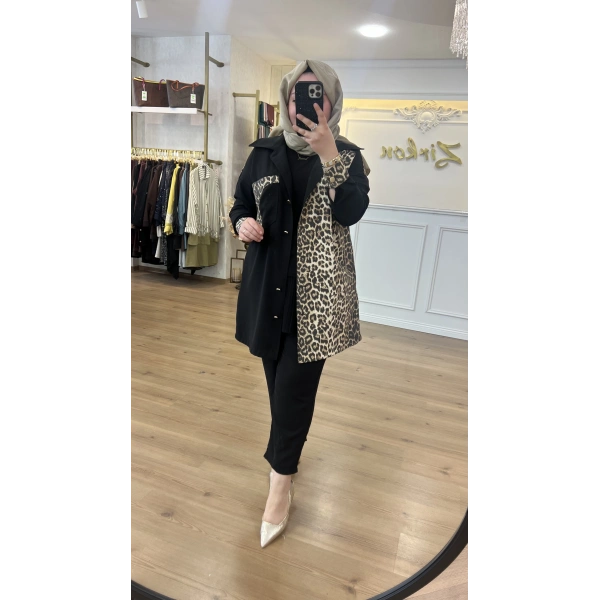 FATMA DANIŞMAN Leopar Keten Takım