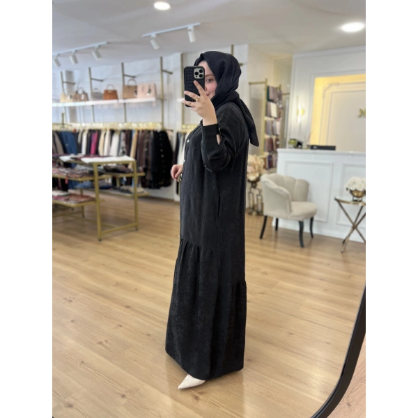 Fatma Danışman Rokoko Pamuklu Elbise