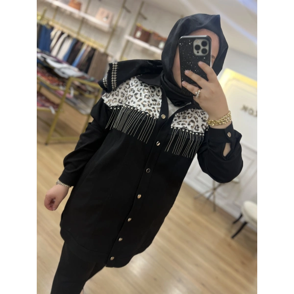 FATMA DANIŞMAN Saçaklı Ceket