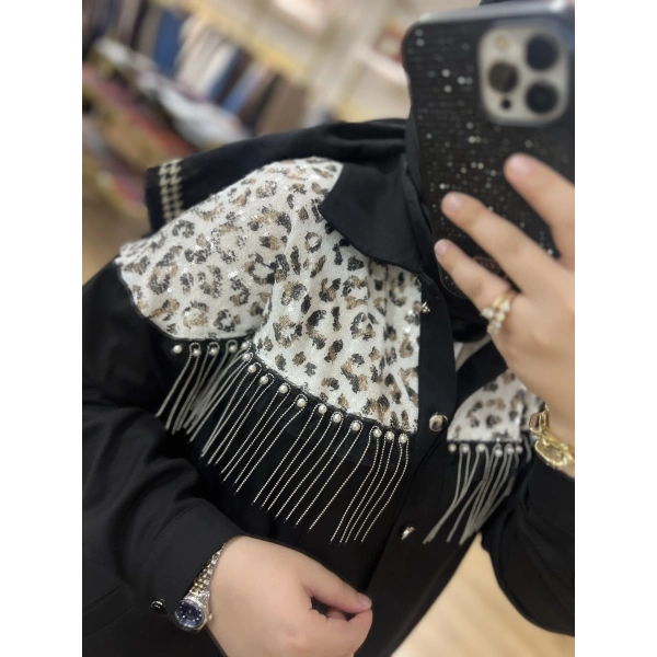 FATMA DANIŞMAN Saçaklı Ceket