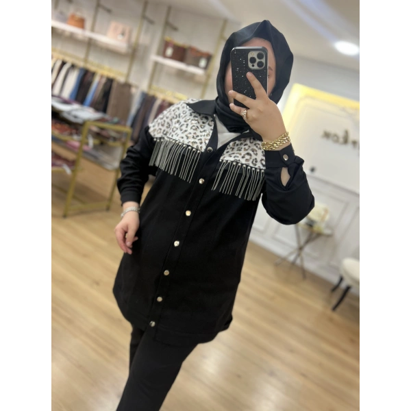 FATMA DANIŞMAN Saçaklı Ceket
