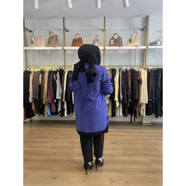 FATMA DANIŞMAN Sırt Nakışlı Yazlık Takım