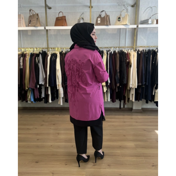 FATMA DANIŞMAN Sırt Nakışlı Yazlık Takım