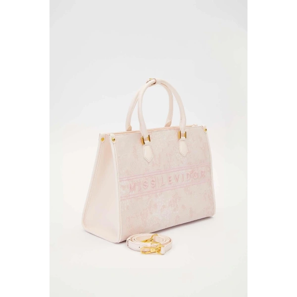 LEVİDOR BASKI DETAYLI BÜYÜK EL ÇANTASI