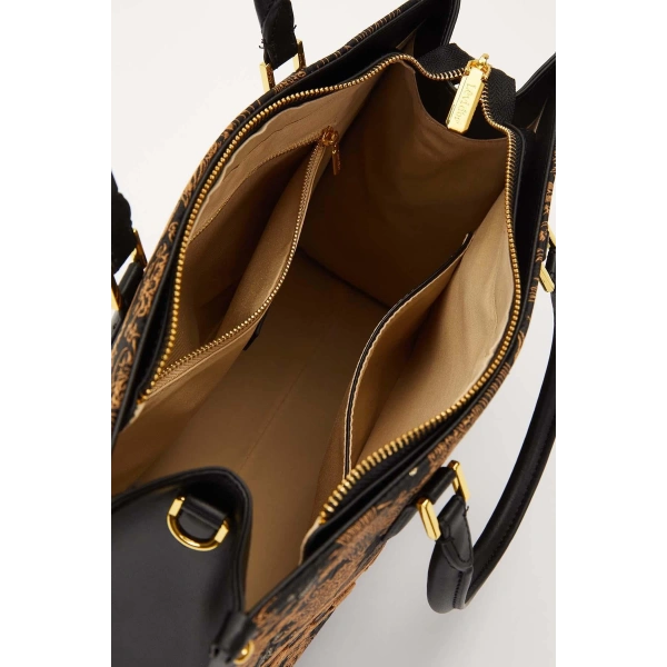 LEVİDOR BASKI DETAYLI BÜYÜK EL ÇANTASI