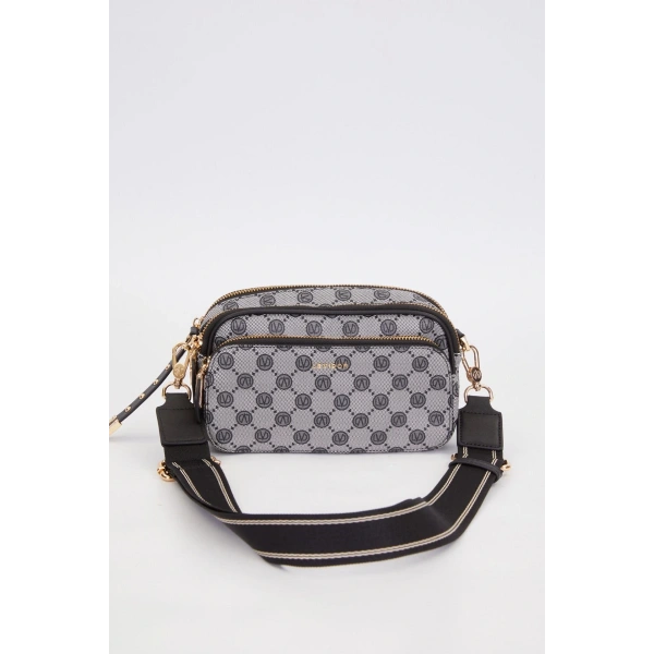 LEVİDOR Çift Bölmeli Kalın Askılı Omuz Çantası