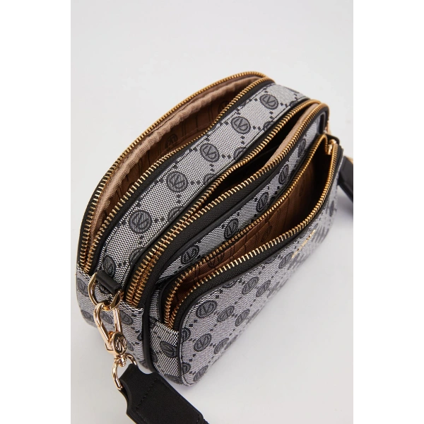 LEVİDOR Çift Bölmeli Kalın Askılı Omuz Çantası