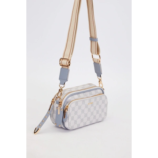 LEVİDOR Çift Bölmeli Kalın Askılı Omuz Çantası