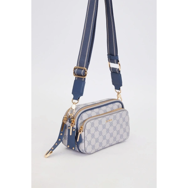 LEVİDOR Çift Bölmeli Kalın Askılı Omuz Çantası