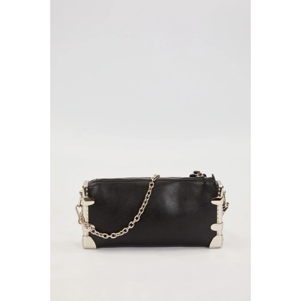 Levidor Metal Köşeli Omuz Çantası