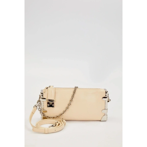 Levidor Metal Köşeli Omuz Çantası