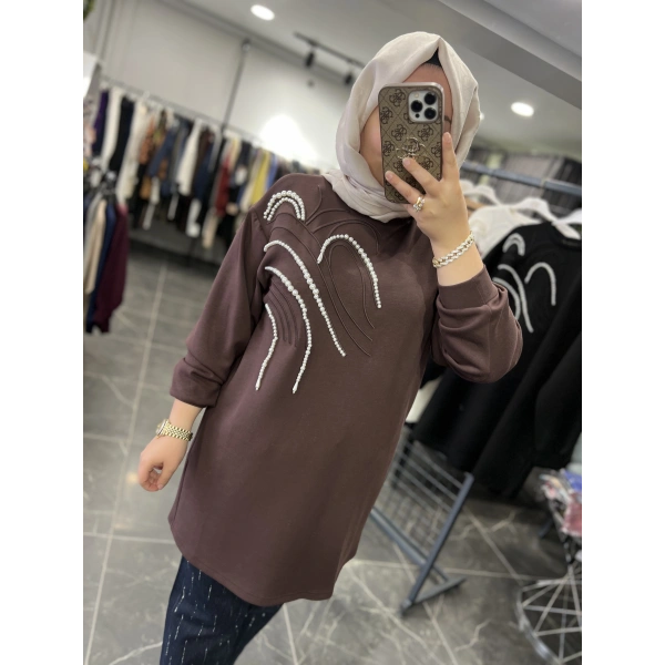 Levidor Saçak İncili Sweat