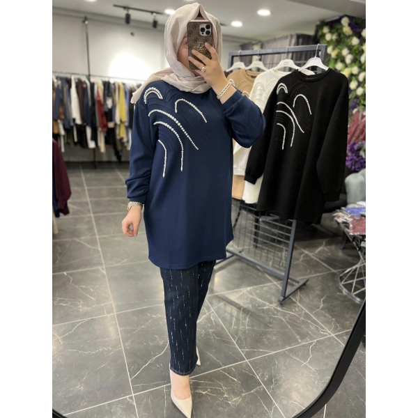 Levidor Saçak İncili Sweat