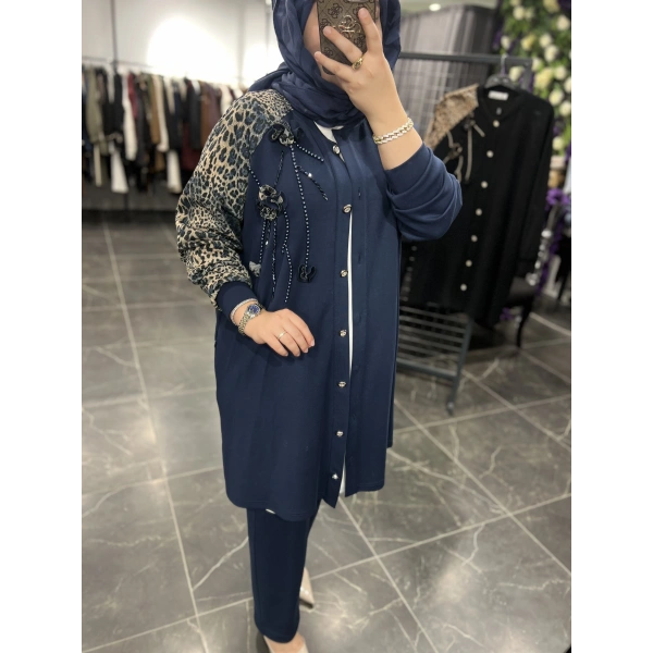 MEVA BY PUREVA Leopar Ceketli Takım