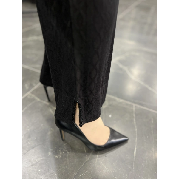 MEVA PLUS BY PUREVA İşlemeli Triko Takım