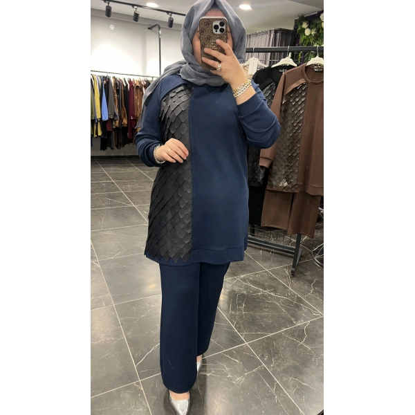 Pureva Derili Tunik Takım