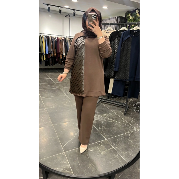 Pureva Derili Tunik Takım