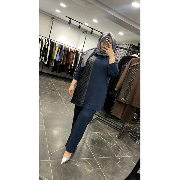 Pureva Derili Tunik Takım