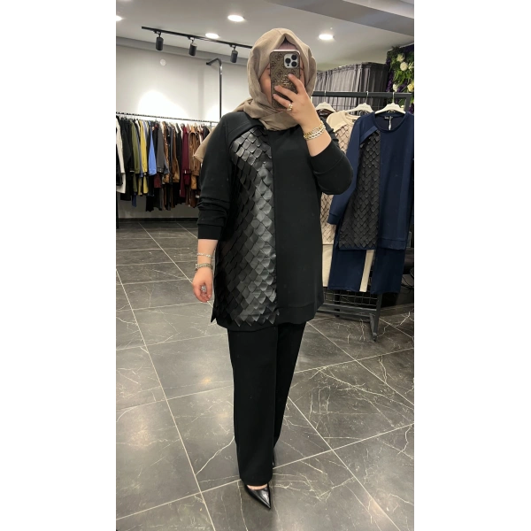 Pureva Derili Tunik Takım