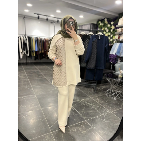 Pureva Derili Tunik Takım