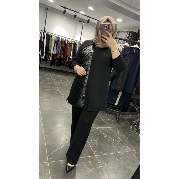 Pureva Derili Tunik Takım