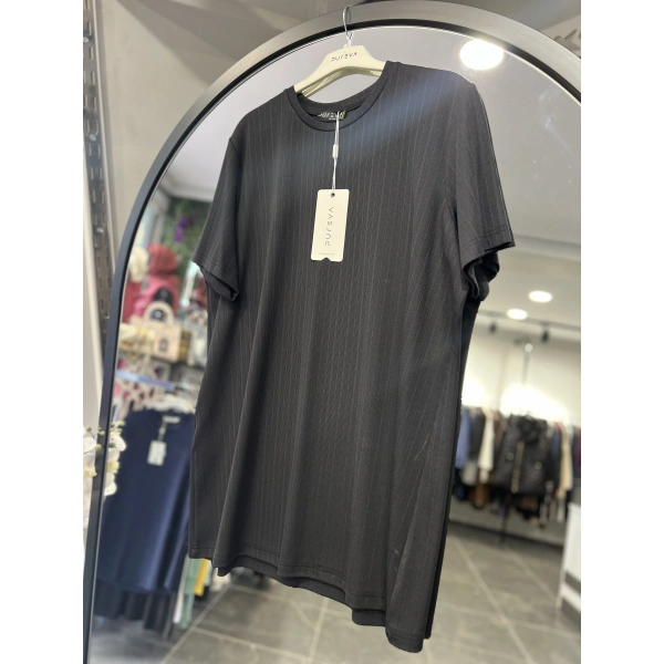 Pureva Fitilli Penye İçlik Yarım Kollu