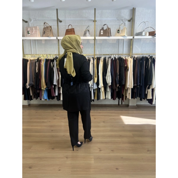 Pureva Kabartmalı Pamuk Saten Takım