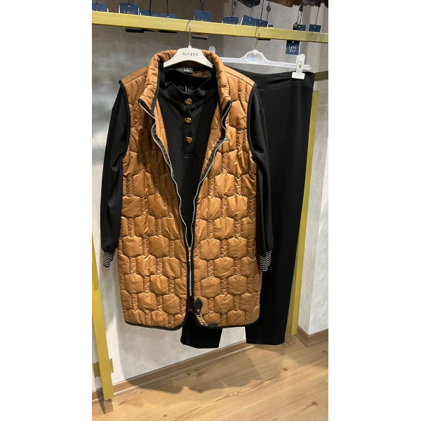 PUREVA KAPİTONE YELEKLİ AKSESUARLI ÜÇLÜ TAKIM