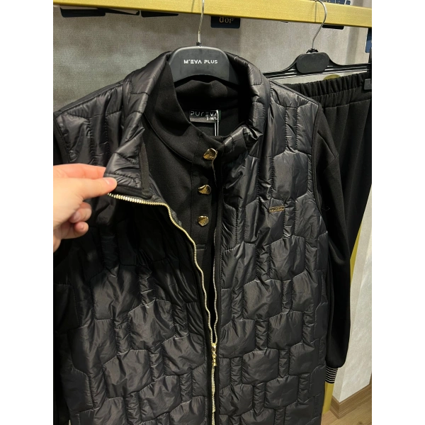 PUREVA KAPİTONE YELEKLİ AKSESUARLI ÜÇLÜ TAKIM