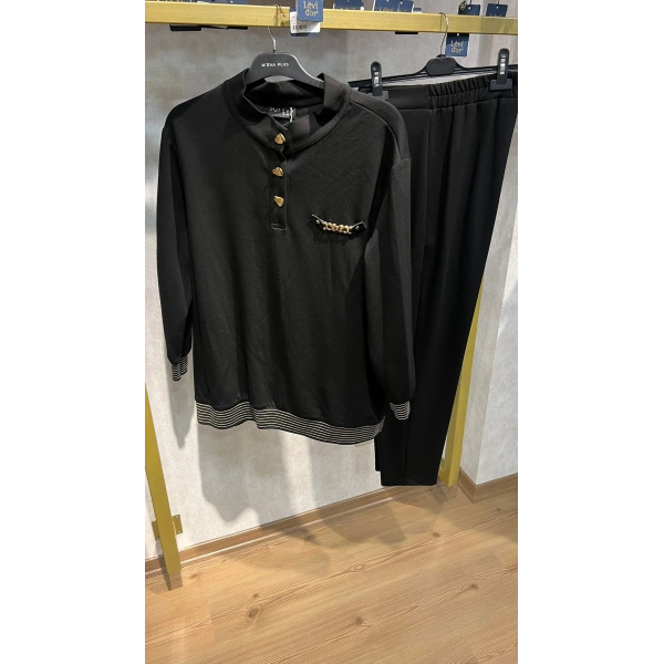 PUREVA KAPİTONE YELEKLİ AKSESUARLI ÜÇLÜ TAKIM