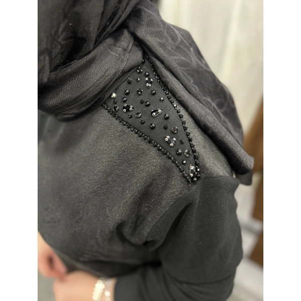 Pureva Omuz İşleme Kürklü Takım