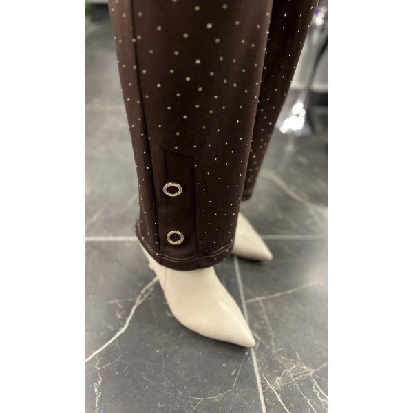 PUREVA Serpme Taşlı Çelik Üçlü Takım