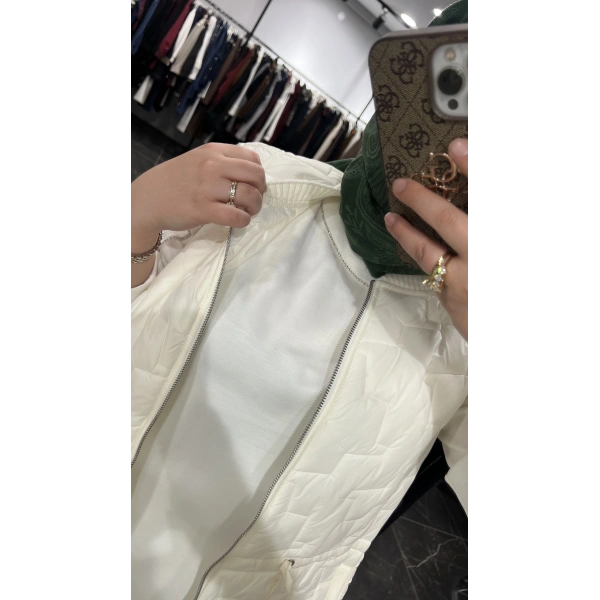 PUREVA Sıra Taşlı Yelekli Üçlü Takım