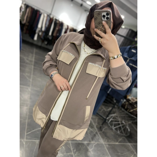 SBL Cep Taşlı Modal Takım