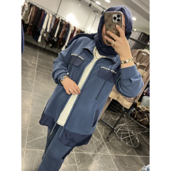 SBL Cep Taşlı Modal Takım