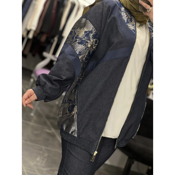 SBL Gold Jakarlı Gabardin Kot Takım