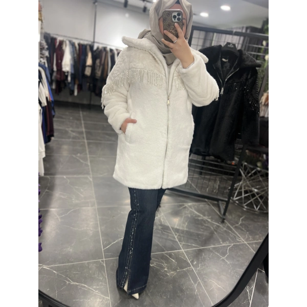 Solis Boncuk Saçaklı Angora Kaban