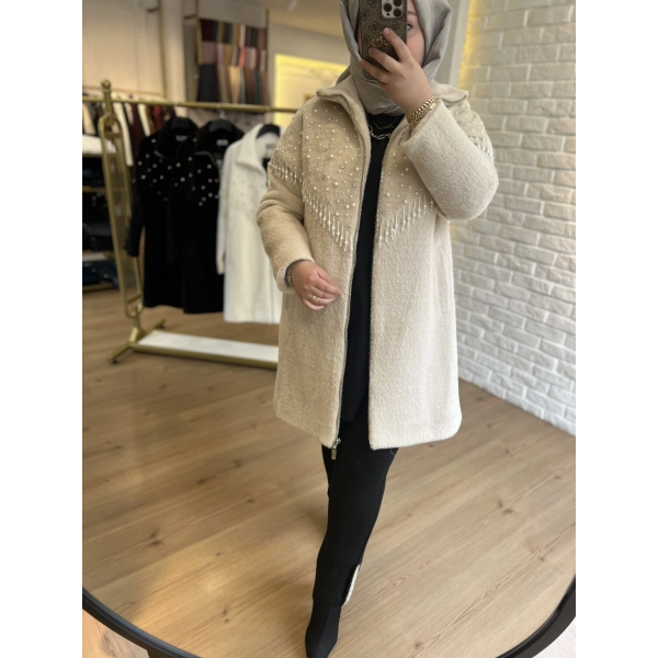 SOLİS İnci Saçaklı Angora Kaban