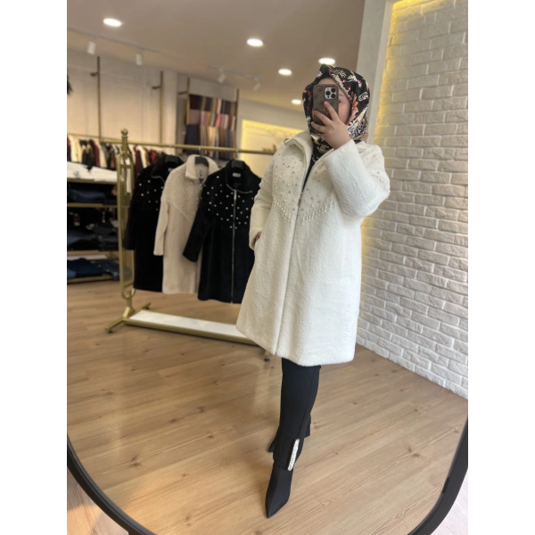 SOLİS İnci Saçaklı Angora Kaban