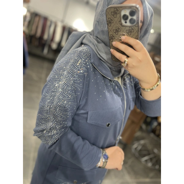 SOLİS Serpme Taşlı Lacoste Takım