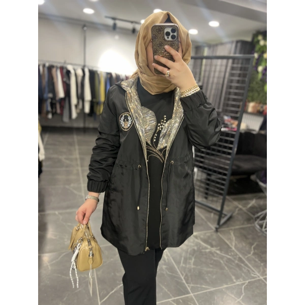 Solis Taşlı Ceketli İçlikli Takım