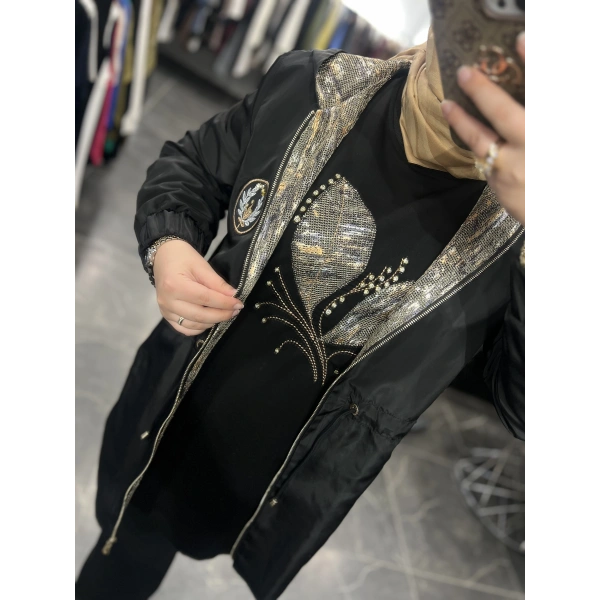 Solis Taşlı Ceketli İçlikli Takım