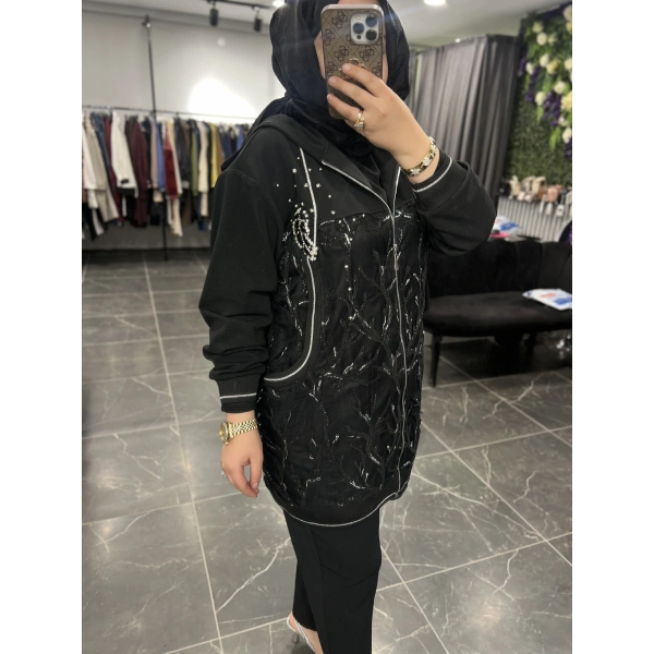 Solis Taşlı Ceketli Takım