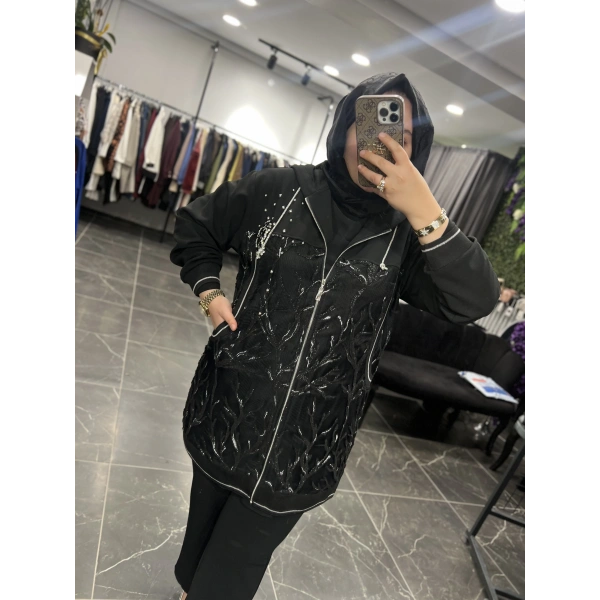 Solis Taşlı Ceketli Takım