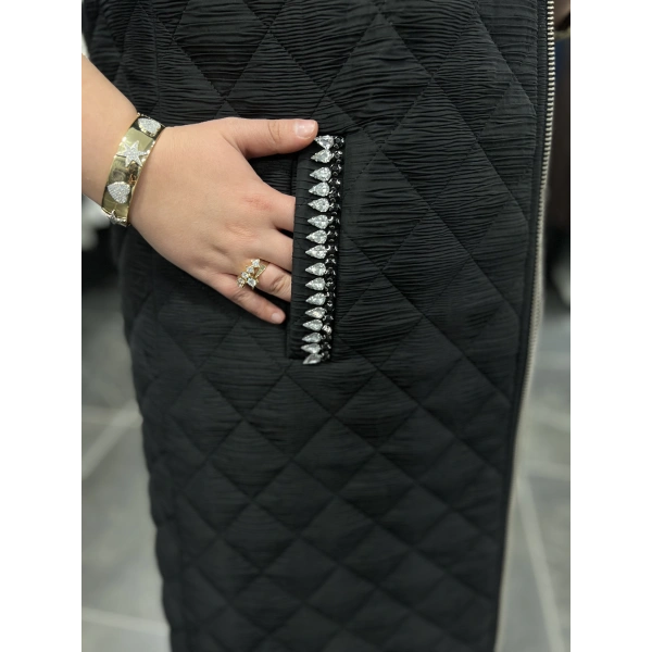 Solis Taşlı Kapitone Yelek