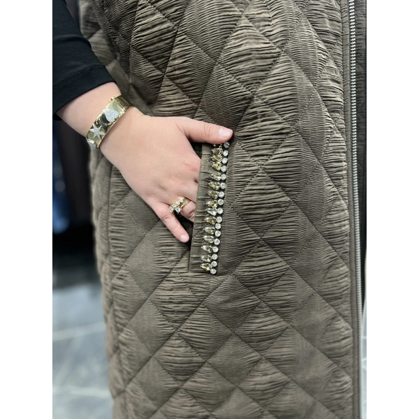 Solis Taşlı Kapitone Yelek